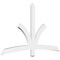 Ekena Millwork Davenport Architectural Grade PVC Gable Bracket, 72"W x 42"H x 2"D x 4"F, 14/12 Pitch GBP072X42X0204DAV00 - alternate 1